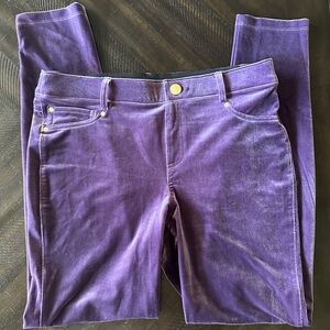 INC International Concepts Purple Velvet Pants Size 12